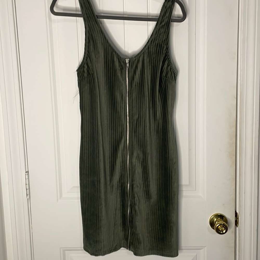 Zip up bodycon dress